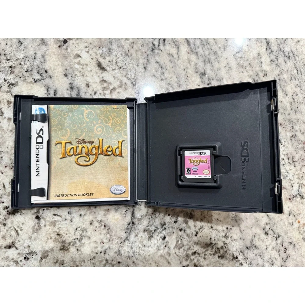 Disney Tangled Nintendo DS Game CIB Rapunzel Flynn Rider NTR-BATE-USA Tested‎